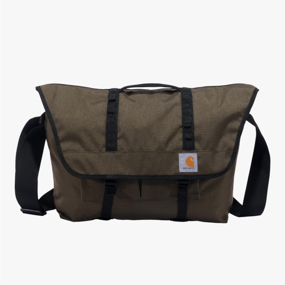 Carhartt Olive Canvas Messenger Bag - Picture 2 of 6